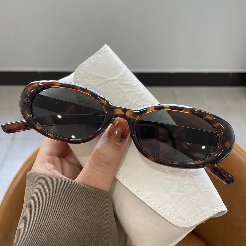 Men'S Fashion Y2K - Popular Women's Sunglasses Small Punk Oval