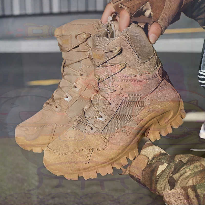 Men'S Fashion For Fat Guys - Tan Long Barrel Deadlift Casual Sneakers