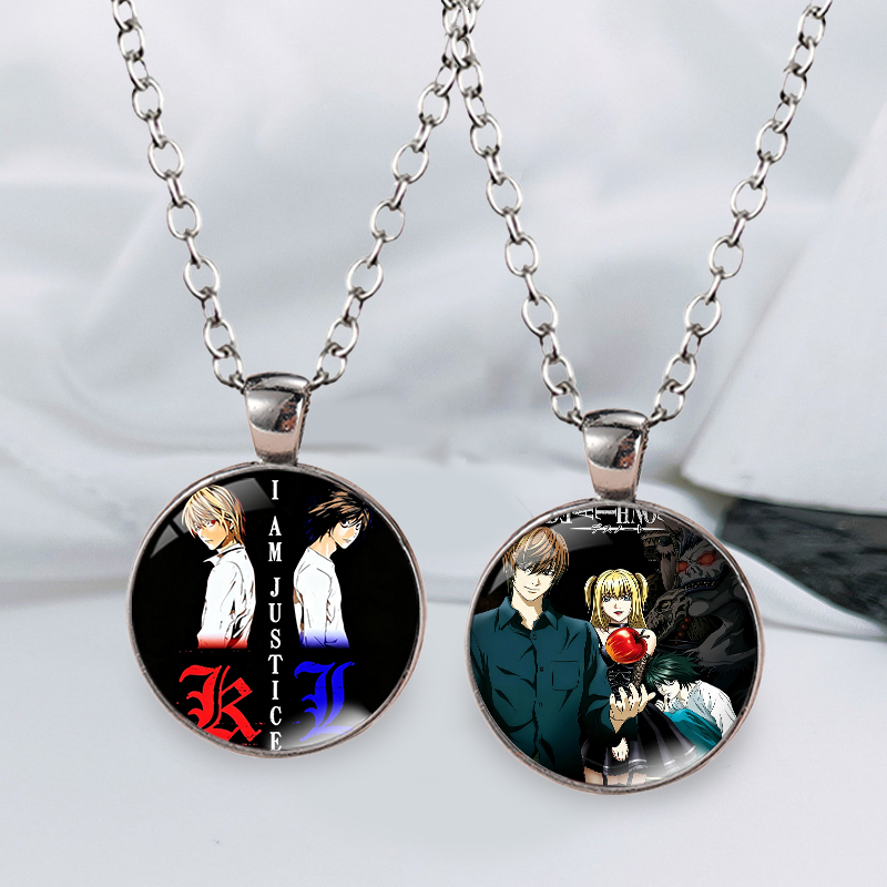 Men'S Fashion Jewelry - Death Note Time Gem Necklace for