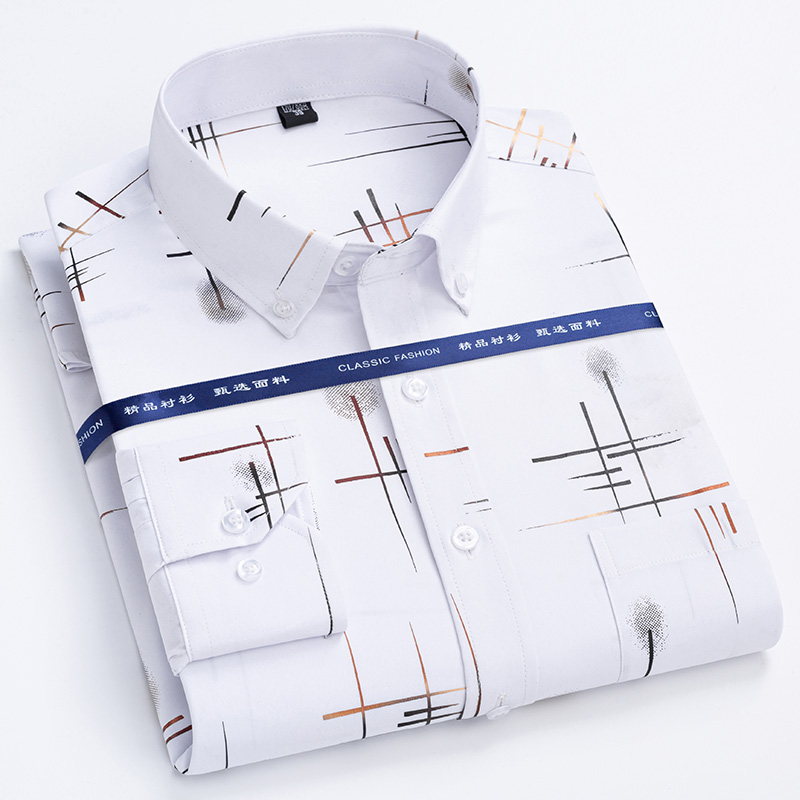 Dress Shirt Non-Iron - New Plaid Shirts For Men Long