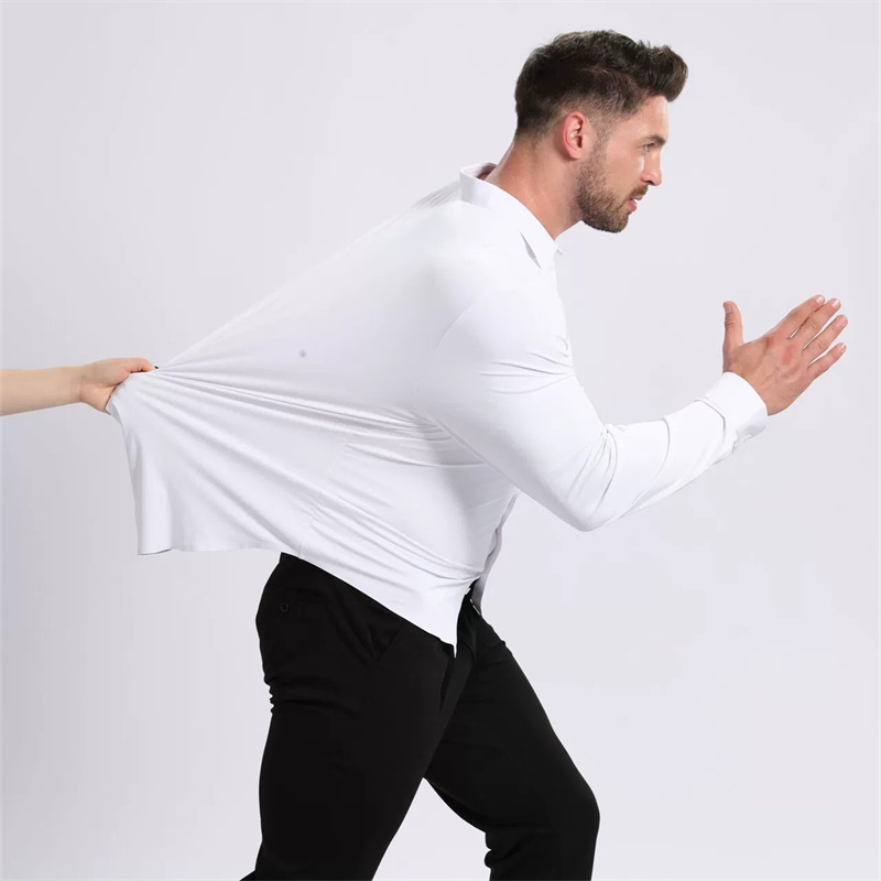 Dress Shirt Non-Iron - US/EU Size 3XL 105KG high-end Luxury
