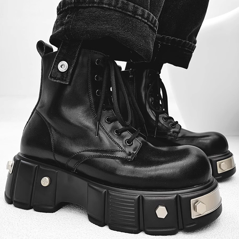 Men'S Fashion Brand - italian brand designer high platform boots