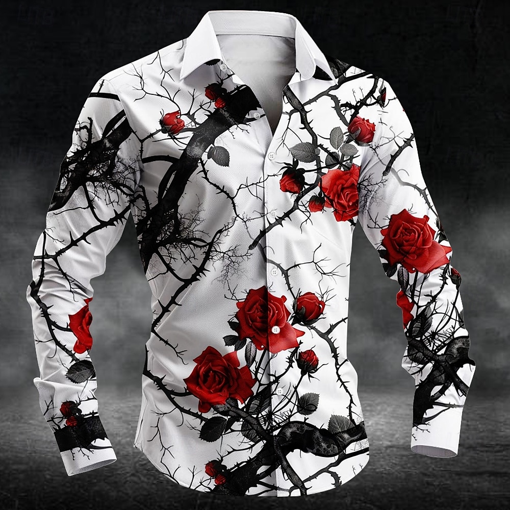 Men'S Tops Fashion - Fashion plum blossom pattern 3d Print