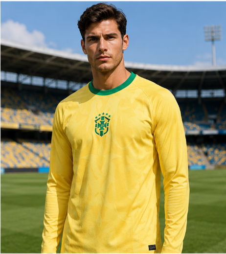 Men'S Tops Fashion - Brazil 2026 Commemorative Edition 3D Printed