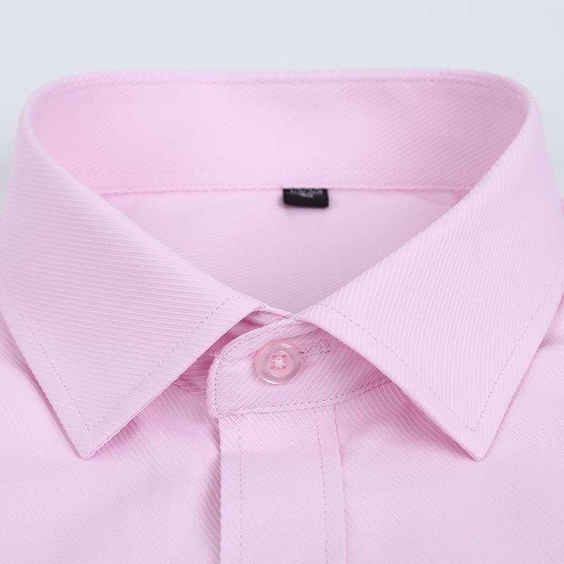 Pink White Blue Twill Men's Fo - đánh giá và giá Dress Shirt Non-Iron