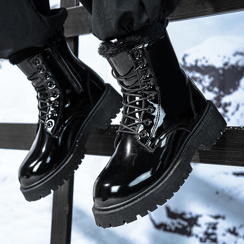 Men's warm plush high-top boot - đánh giá và giá Men'S Fashion Plus