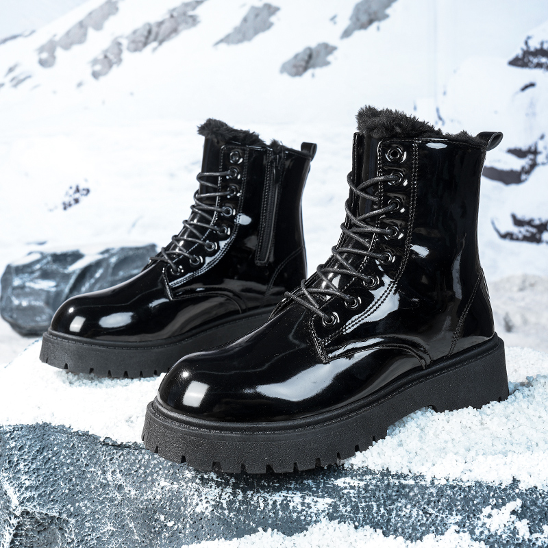 Men's warm plush high-top boot - đánh giá và giá Men'S Fashion Plus