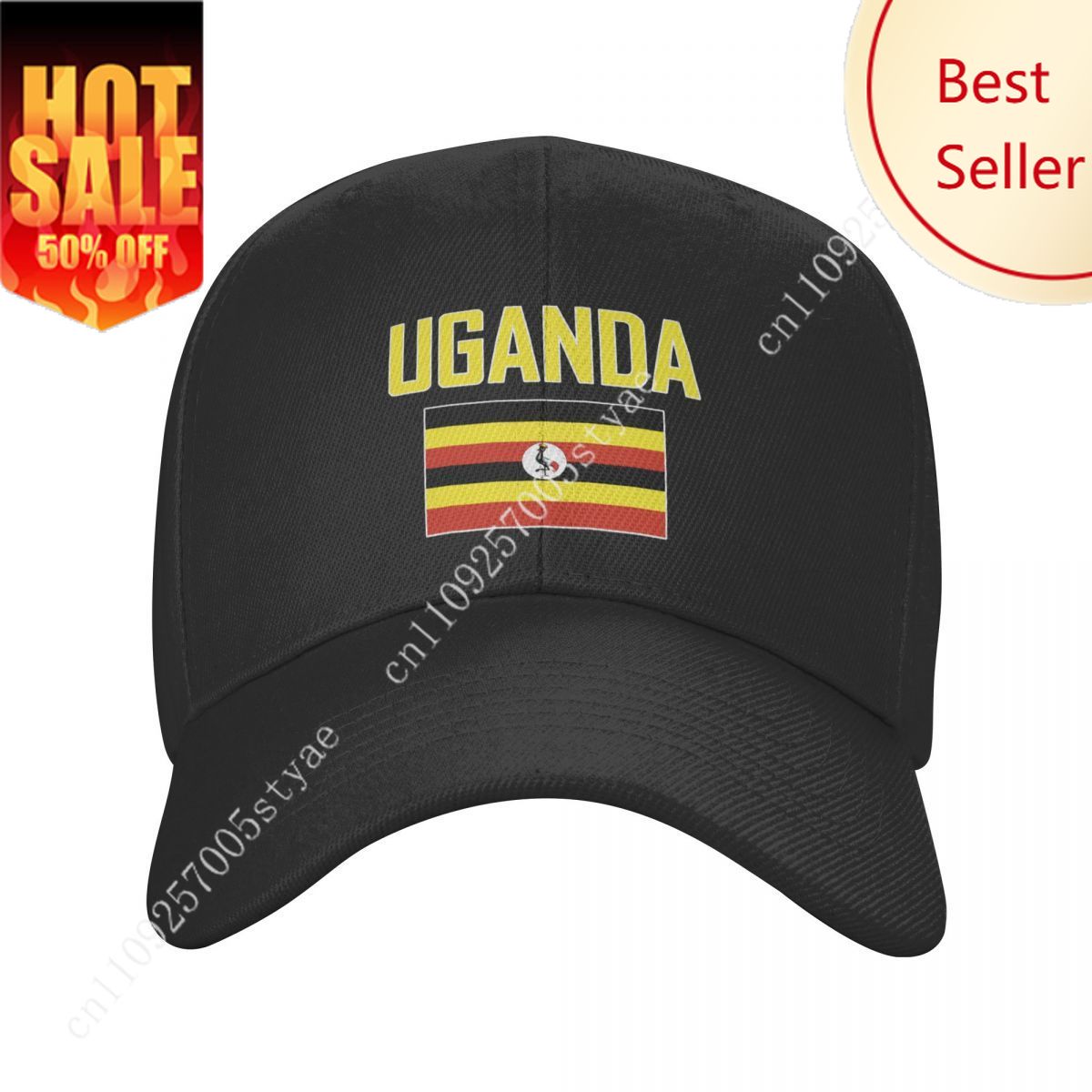 UGANDA Flag Hat Man Woman Base - đánh giá và giá Men Fashion Uganda