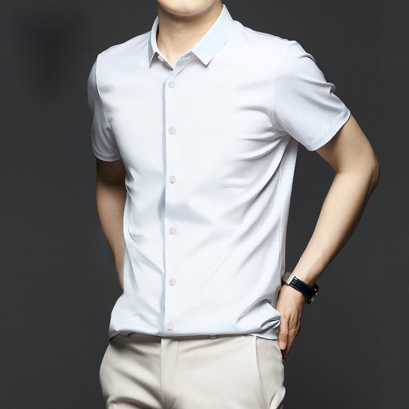 5XL Men's Dress Shirt Short Sl - đánh giá và giá Dress Shirt Non-Iron