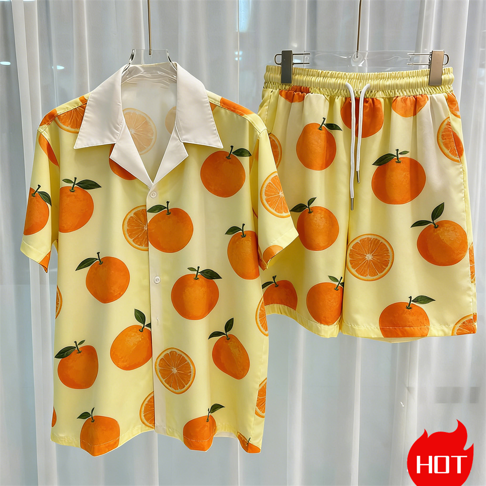 Digital Printed men's Set Fash - đánh giá và giá Men'S Fashion Y2K