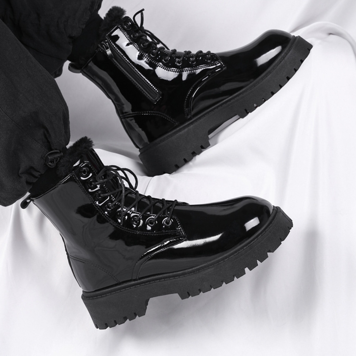 Men's warm plush high-top boot - đánh giá và giá Men'S Fashion Plus