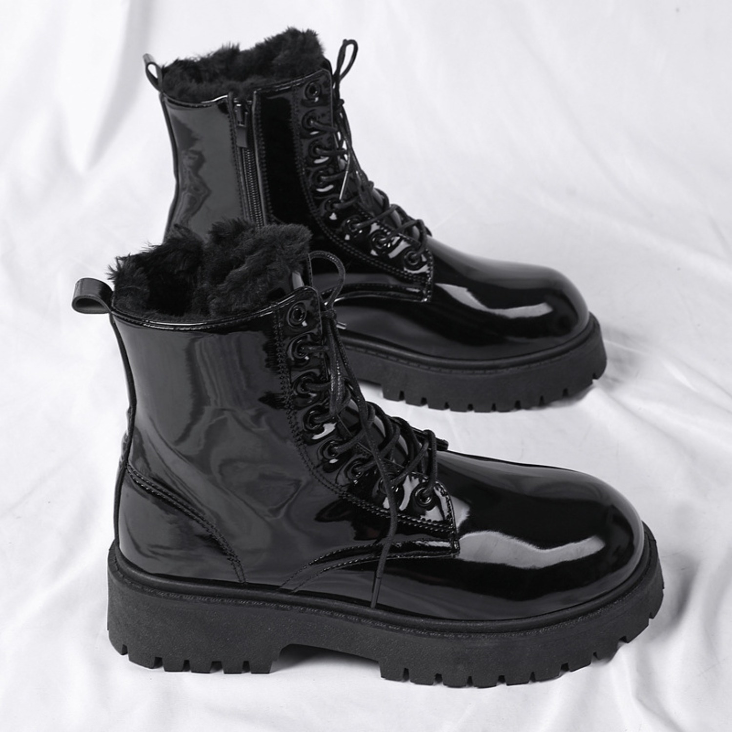 Men's warm plush high-top boot - đánh giá và giá Men'S Fashion Plus