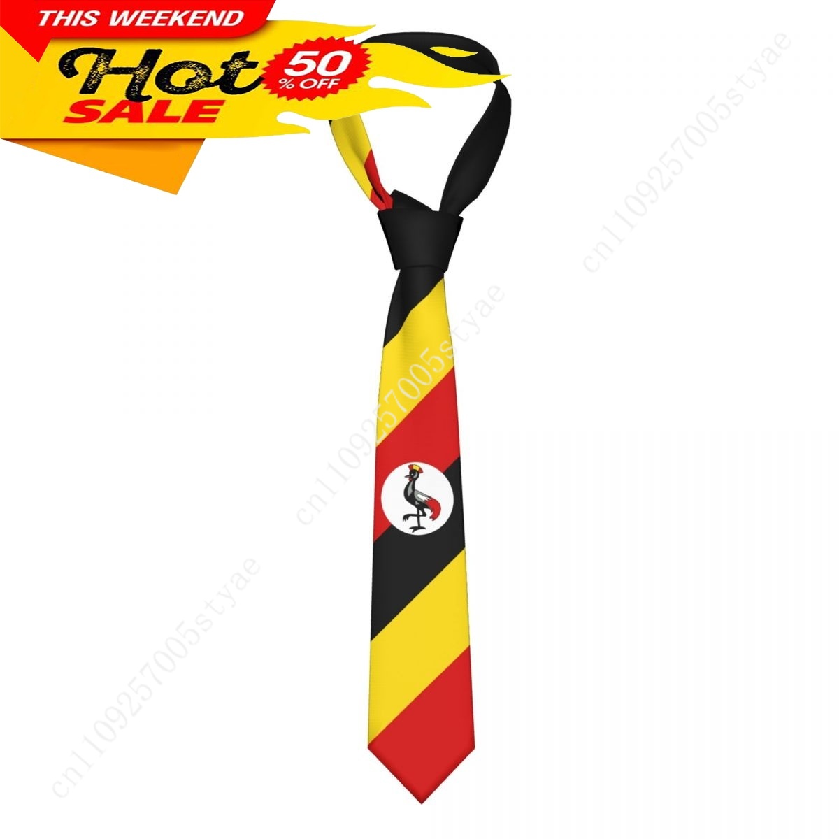 Uganda Flag Tie Emblem Necktie - đánh giá và giá Men Fashion Uganda