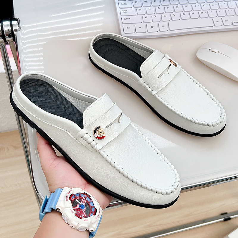 Men Slippers Fashion Leather L - đánh giá và giá Men'S Fashion Loafers Shoes