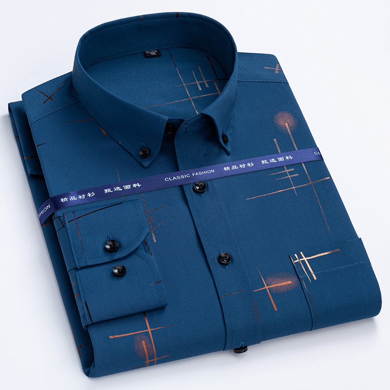New Plaid Shirts For Men Long  - đánh giá và giá Dress Shirt Non-Iron