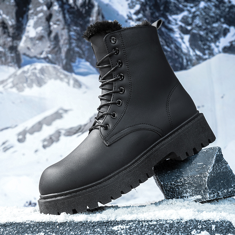 Men's warm plush high-top boot - đánh giá và giá Men'S Fashion Plus