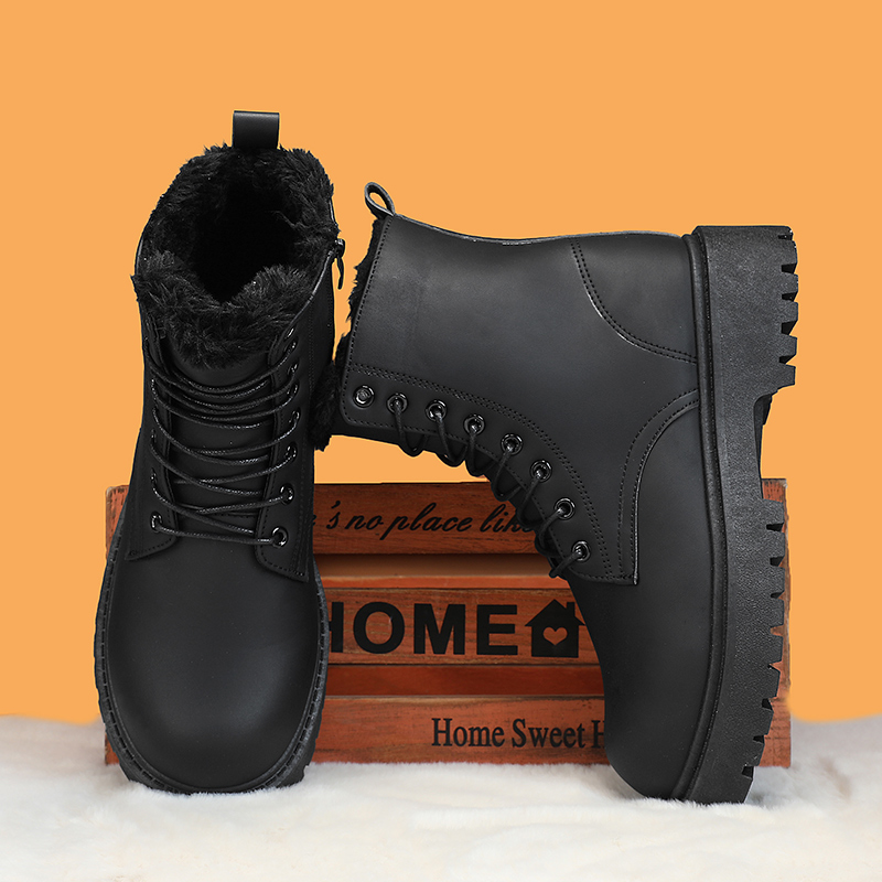Men's warm plush high-top boot - đánh giá và giá Men'S Fashion Plus