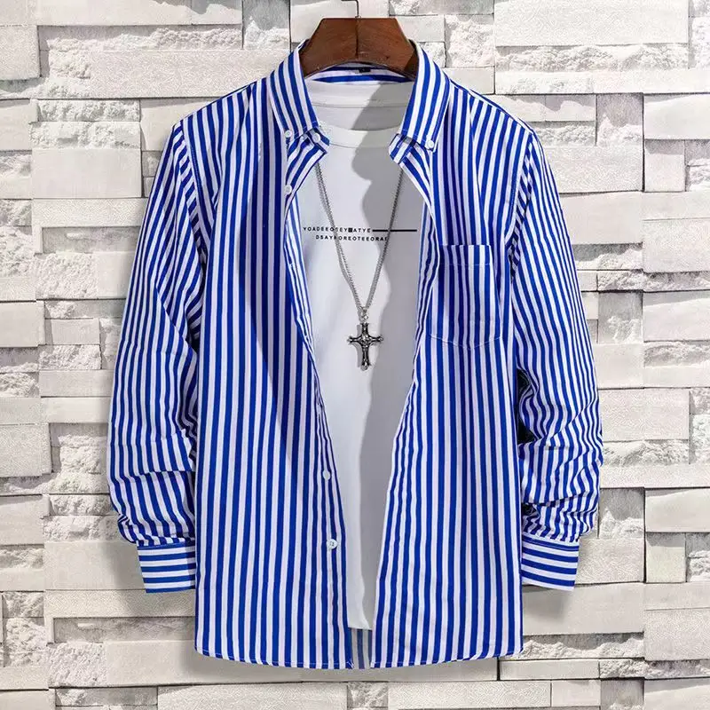 Men's Striped Shirt Long Sleev - đánh giá và giá Dress Shirt Non-Iron