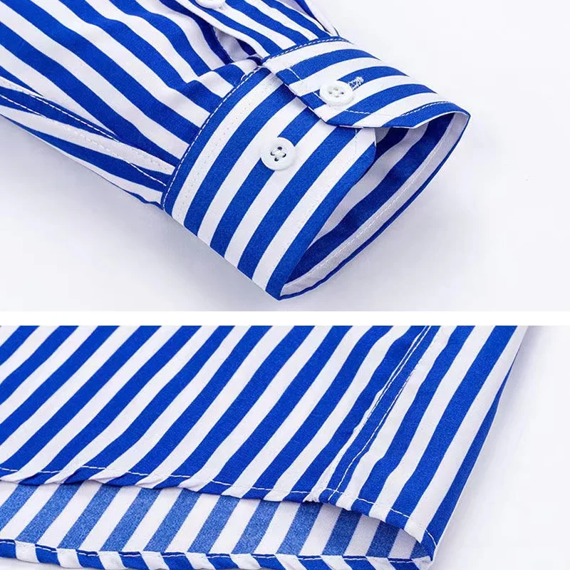 Men's Striped Shirt Long Sleev - đánh giá và giá Dress Shirt Non-Iron