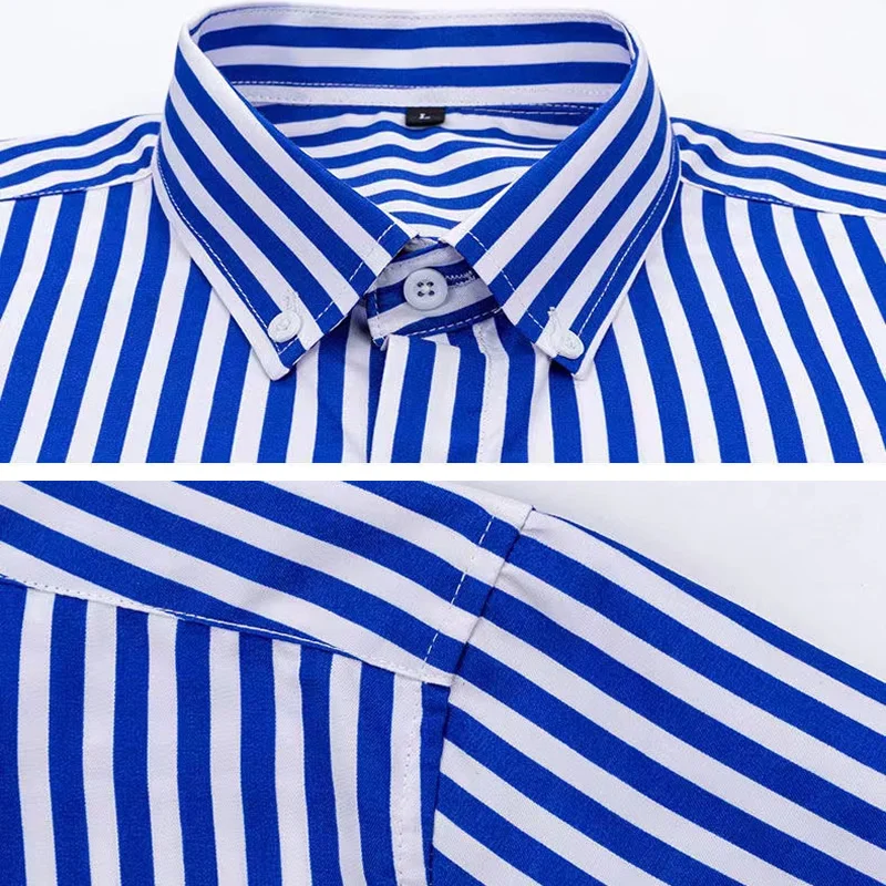 Men's Striped Shirt Long Sleev - đánh giá và giá Dress Shirt Non-Iron