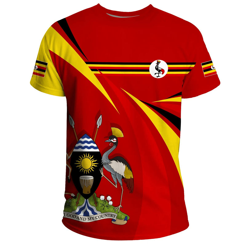 Fashion 3D Printed Uganda T Sh - đánh giá và giá Men Fashion Uganda
