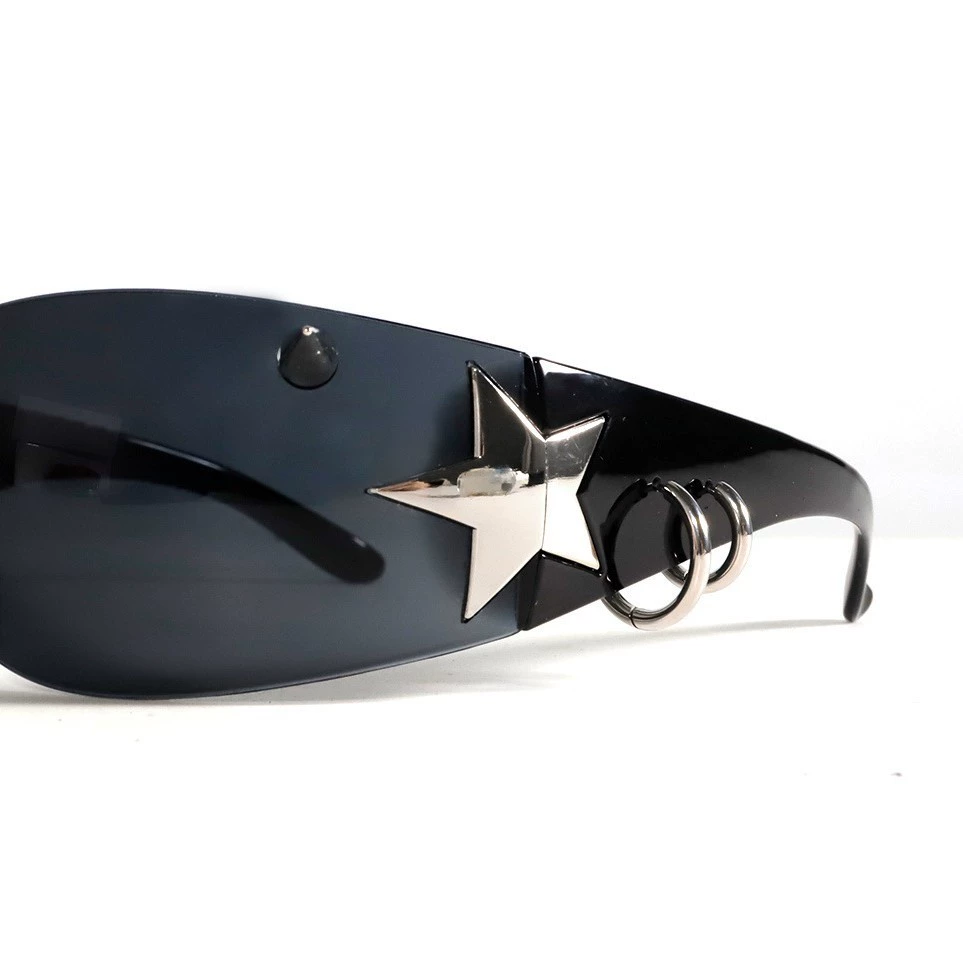 Rivet Punk Metal Star Frame Gl - đánh giá và giá Men'S Fashion Y2K
