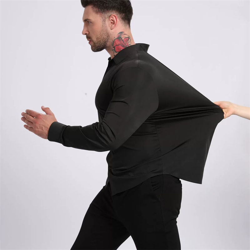 US/EU Size 3XL 105KG high-end  - đánh giá và giá Dress Shirt Non-Iron