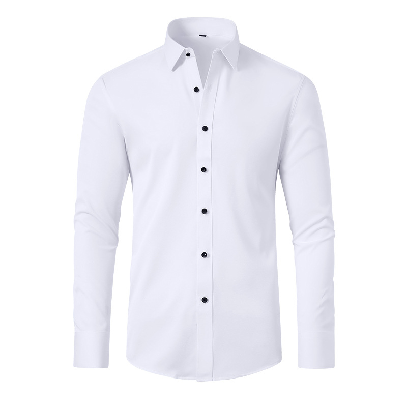 Slight Elasticity Men's Long-s - đánh giá và giá Dress Shirt Non-Iron