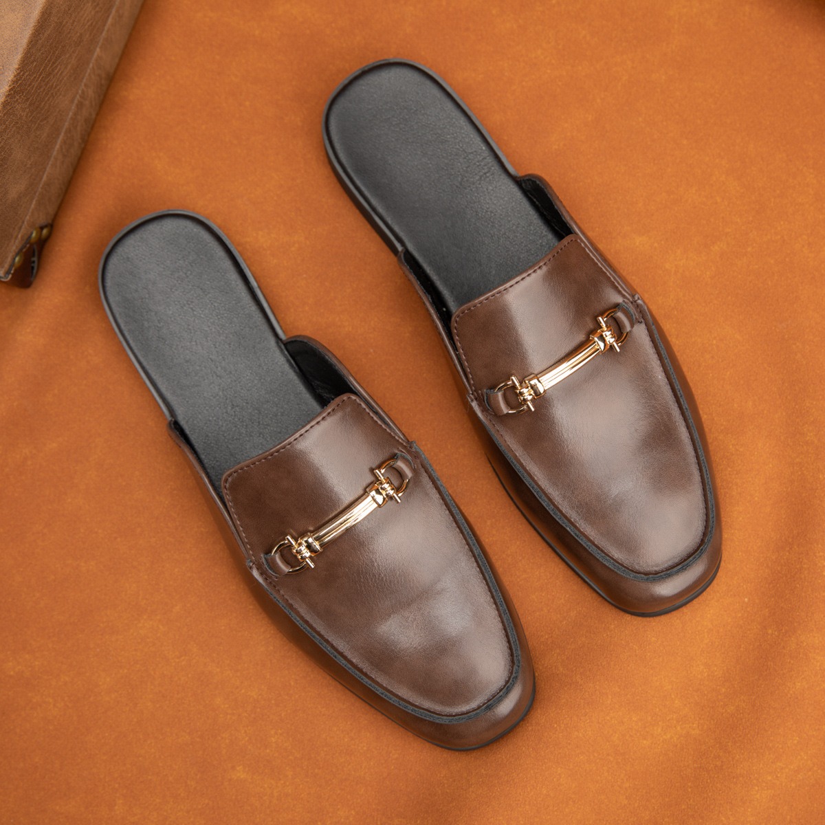 38-47mules shoes man horsebit  - đánh giá và giá Men'S Fashion Loafers Shoes