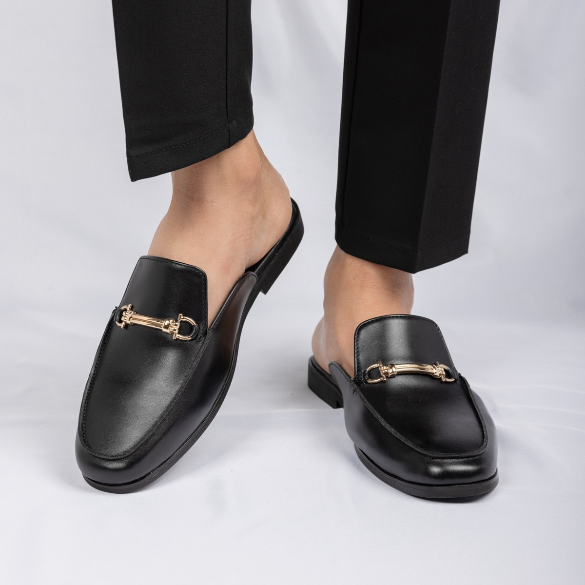 38-47mules shoes man horsebit  - đánh giá và giá Men'S Fashion Loafers Shoes