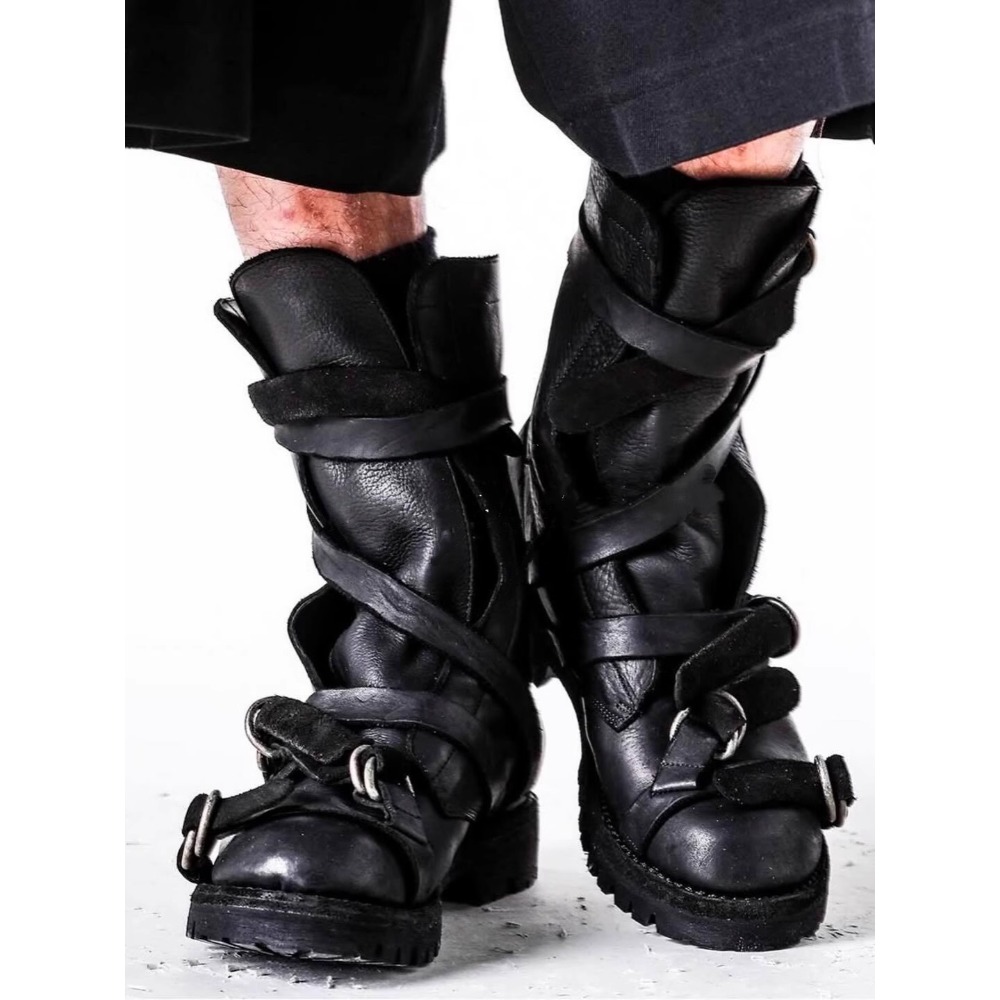 Men's Leather Motorcycle Boots - đánh giá và giá Men'S Fashion Loafers Shoes