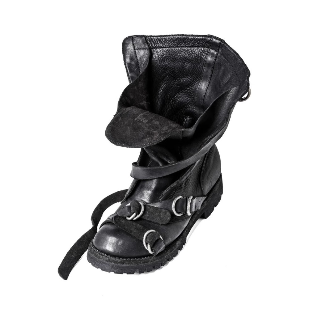 Men's Leather Motorcycle Boots - đánh giá và giá Men'S Fashion Loafers Shoes