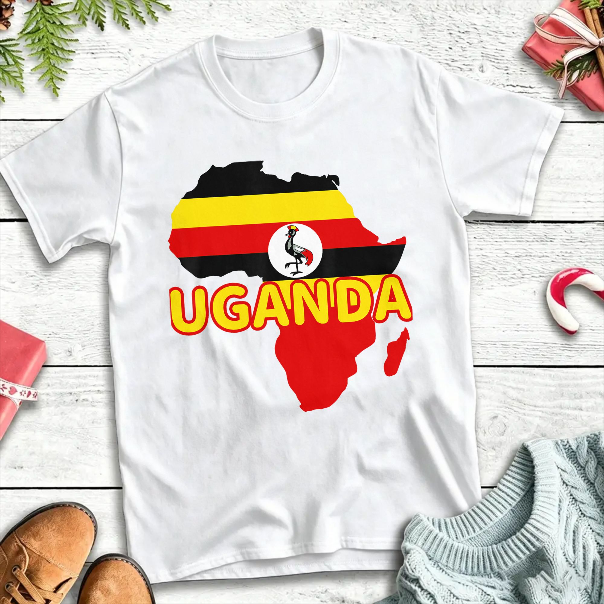Uganda Ugandan Pride Flag Map  - đánh giá và giá Men Fashion Uganda