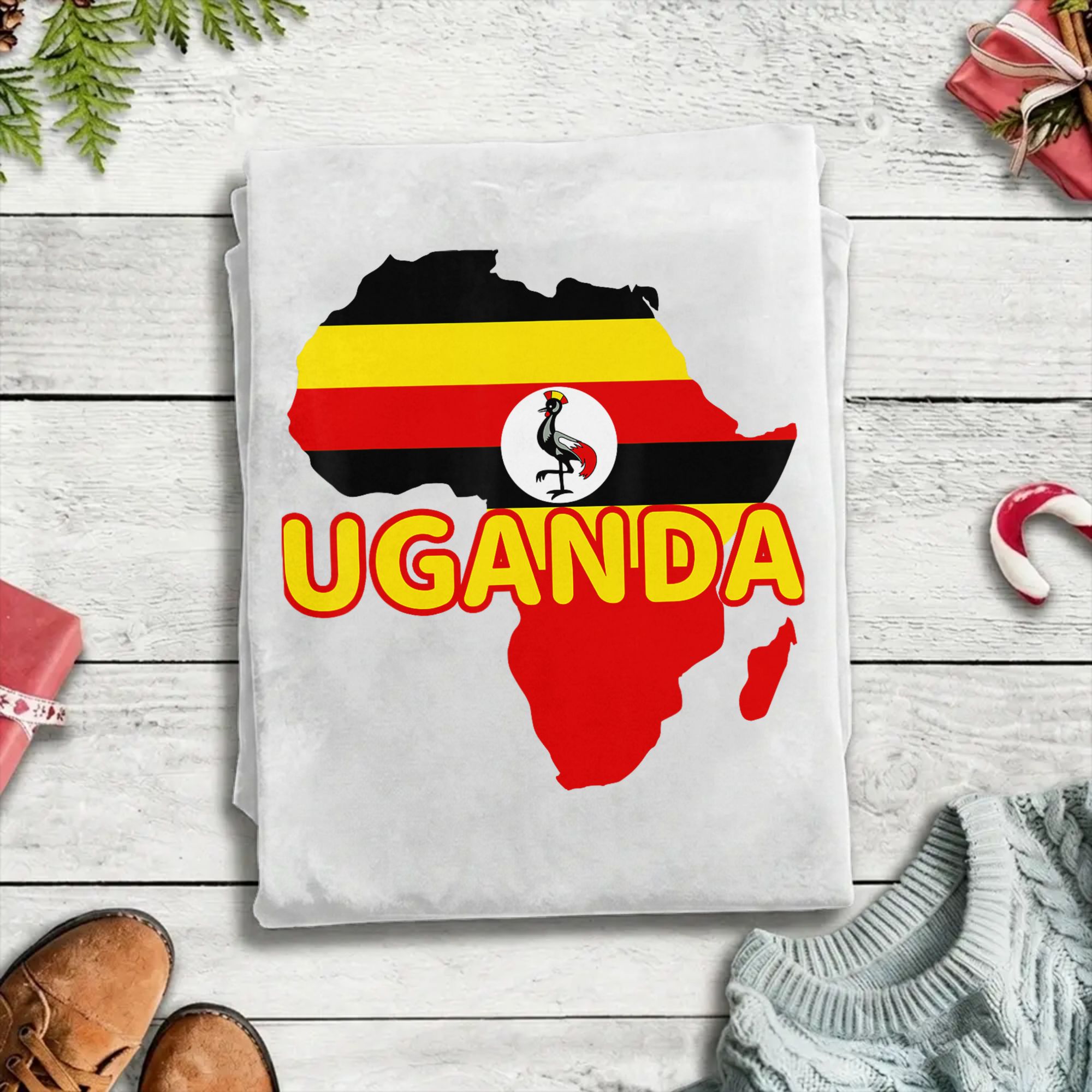Uganda Ugandan Pride Flag Map  - đánh giá và giá Men Fashion Uganda
